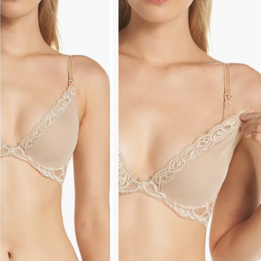 Natori Feathers Underwire Contour Maternity Bra - Picture 4 of 9